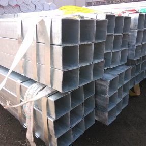 Customized Support ASTM A53 Galvanized Square Steel Pipe