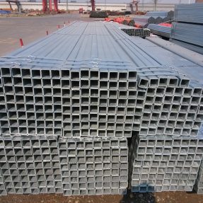 Welded Thin Wall Steel Supplier 75X75 Tube Box Bar Weight of Gi Square Pipe
