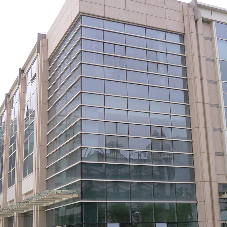 Aluminum Frame Glass Curtain Wall With System Design For Building Exterior