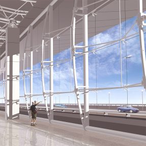 Customized Aluminum Glass Window Curtain Wall System