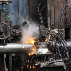 Reduce Carbon in steel pipe production