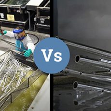 How many galvanizing methods are there for transforming black steel pipes into galvanized pipes?