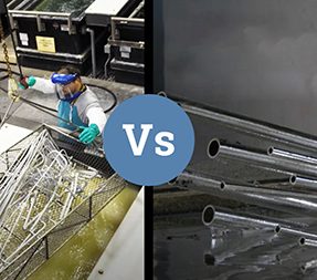 How many galvanizing methods are there for transforming black steel pipes into galvanized pipes?