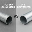 What is the Application Difference Between Pre-Galvanized and Hot-Dipped Steel Pipes?