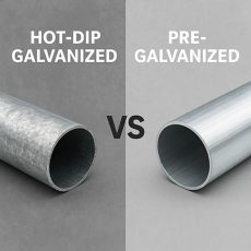 What is the Application Difference Between Pre-Galvanized and Hot-Dipped Steel Pipes?