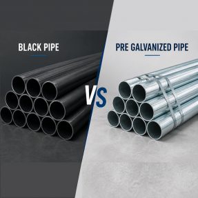 Black Pipe vs Pre Galvanized Pipe: Understanding the Differences Before You Buy