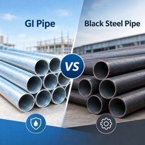 GI Pipe vs Black Steel Pipe: Key Differences, Applications, and How to Choose